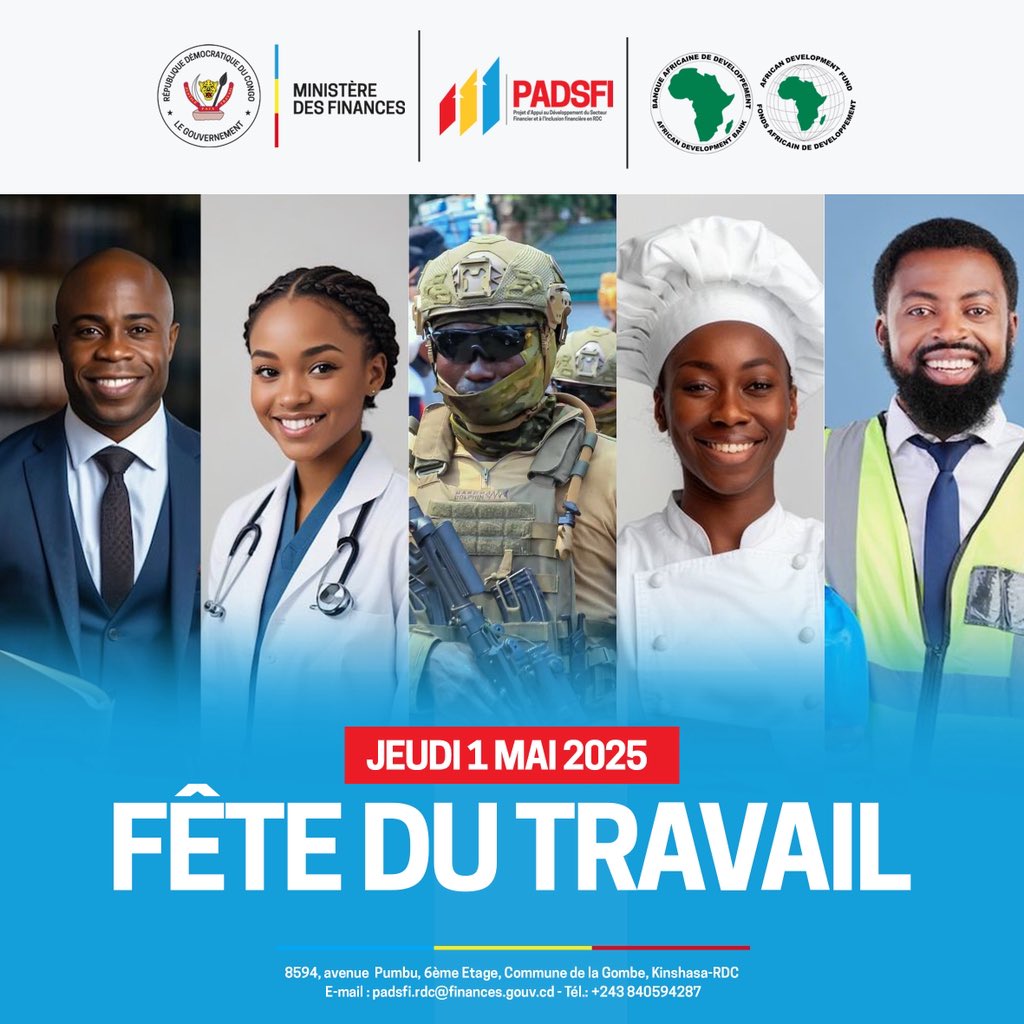 Loin d’être une simple commémoration, cette journée du 1er mai devrait être considérée comme un moment d’introspection et de mobilisation afin de nous appliquer à la transformation structurelle de l’économie congolaise, notamment à travers le développement du secteur financier et