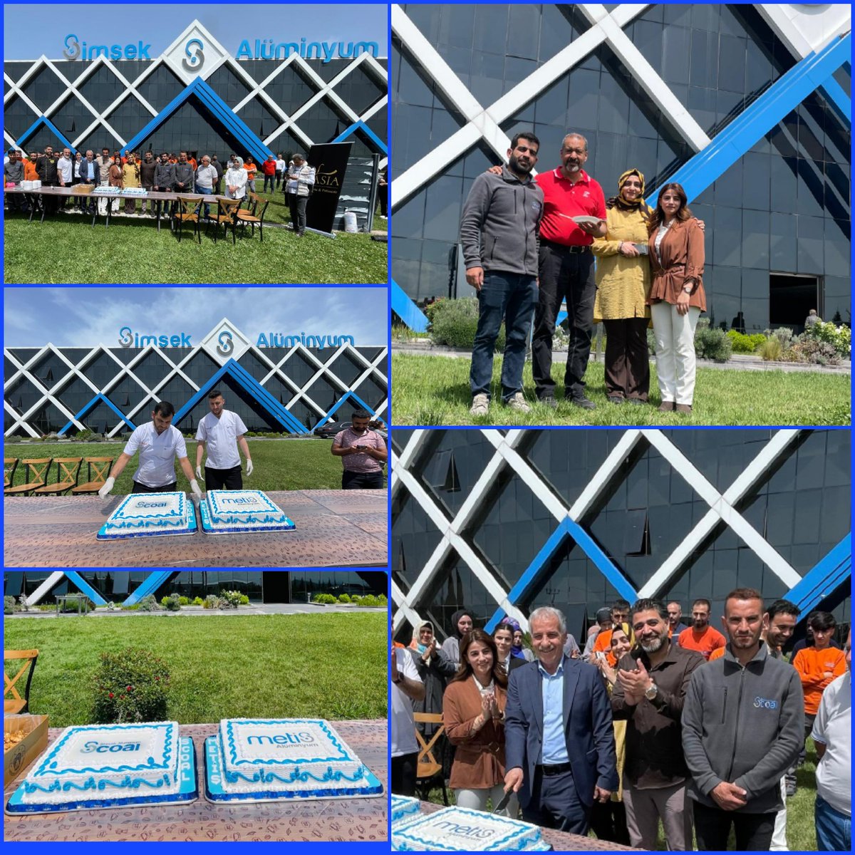 Şimşek Alüminyum ve Metis Alüminyum emekçileri olarak bir aradayız. Alın teriyle yükselen emeğin onurunu selamlıyor, 1 Mayıs Emek ve Dayanışma Günü’nü kutluyoruz. #1mayisemekvedayanismagunu
