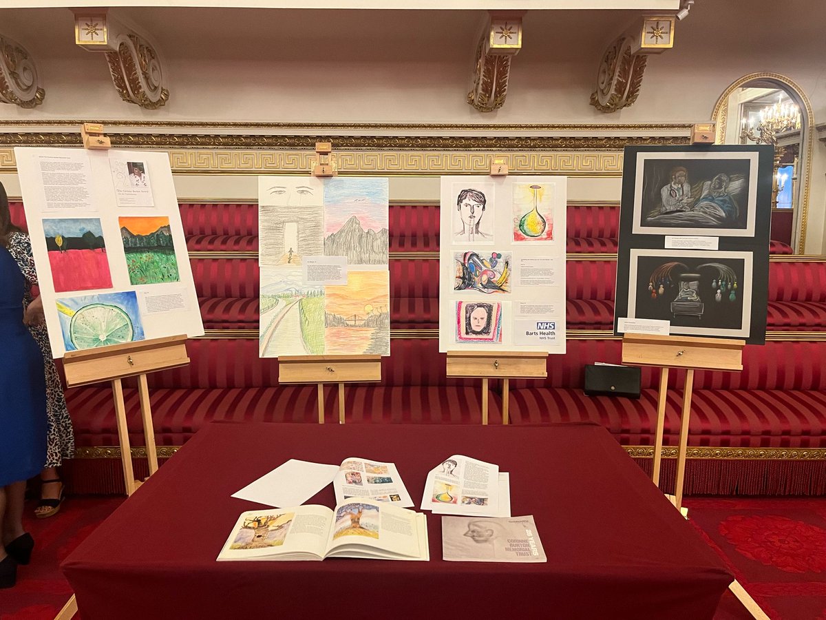 Megan Tjasink (@megantjasink) on Twitter photo Honoured to represent the Corinne Burton Memorial Trust & <a href="/NHSBartsHealth/">Barts Health</a> #ArtTherapy at Buckingham Palace last night. Small charities & compassionate care transform patient experiences. #ArtTherapist #PsychoOncology <a href="/baat_org/">British Association of Art Therapists (BAAT)</a> <a href="/QMUL_WIPH/">Wolfson Institute of Population Health</a> Honoured to represent the Corinne Burton Memorial Trust & <a href="/NHSBartsHealth/">Barts Health</a> #ArtTherapy at Buckingham Palace last night. Small charities & compassionate care transform patient experiences. #ArtTherapist #PsychoOncology <a href="/baat_org/">British Association of Art Therapists (BAAT)</a> <a href="/QMUL_WIPH/">Wolfson Institute of Population Health</a>