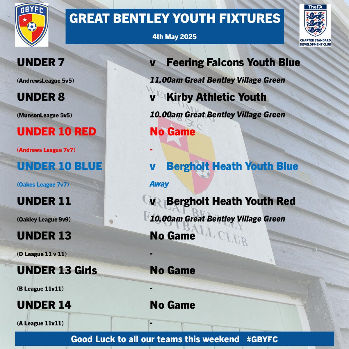 Good luck to all of our teams this weekend!