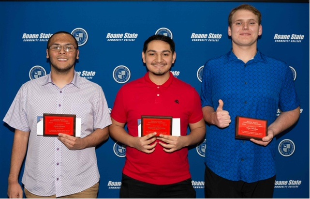 Congratulations to our 2025 Learning Center Student Tutor Award Winners! Justin (left) works at the Cumberland County campus and Miguel (center) and Isaac work at the Oak Ridge Learning Center.