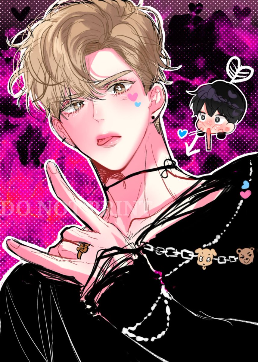 #형의오메가 
🖤🎀🩷: ROCK의 BEAT으로 형아의 HEART를 GET 해버리겠어~~~!!!