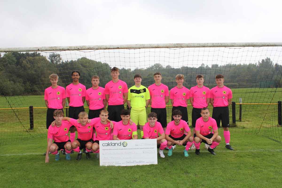 Marlborough Rovers Football Club's U17s team, sponsored by <a href="/OakFoundation12/">Oakland Foundation</a> have made it through to their U17 League Cup Final, which will take place on Sunday 11th May at Coalville Town Football Club.
Well done everyone!
#charity #grassrootsfootball #community #sponsorship