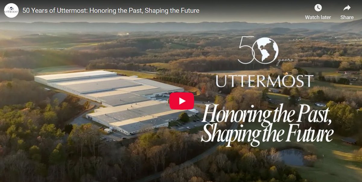 A big thanks to the whole #uttermost team for their hospitality and support during another great experience <a href="/HPMarketNews/">High Point Market</a>  uttermost.com/50th-anniversa…