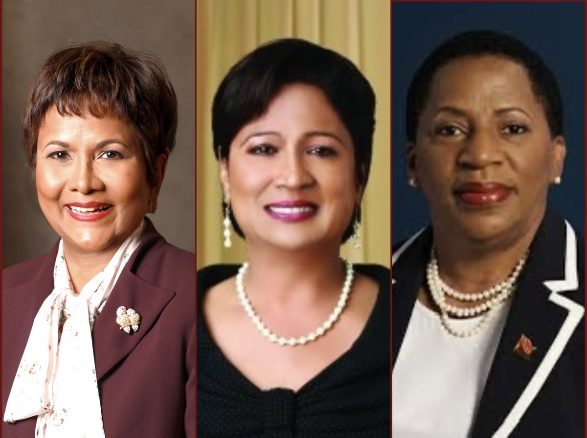In times like these I feel a proud proud Trini. 

A monumental achievement for Trinidad and Tobago. The first all-female executive leadership.
