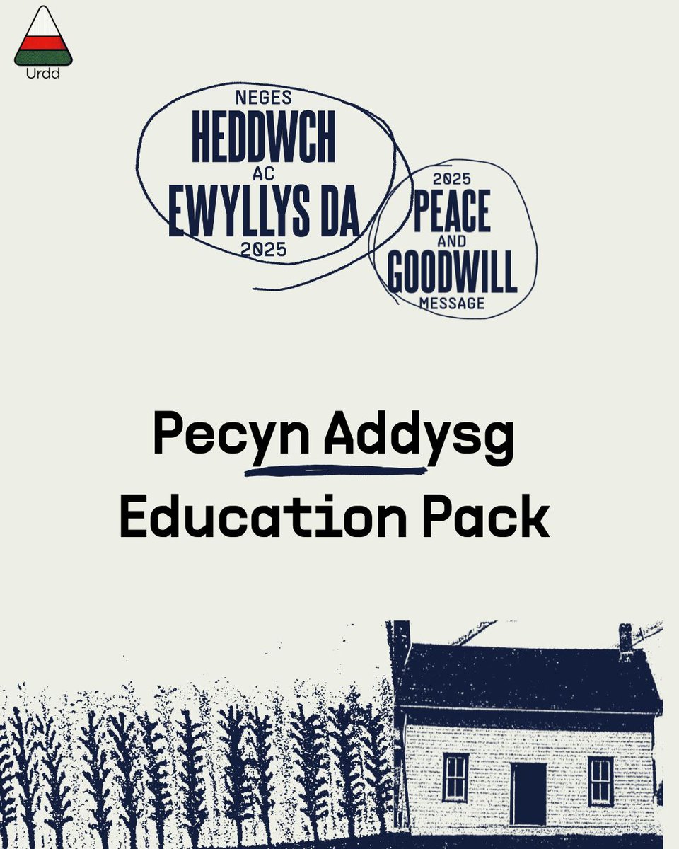 Athrawon Cymru! 🗣  

Wyddoch chi bod llwyth o weithgareddau a gwybodaeth difyr ar gael ym Mhecyn Addysg #Heddwch2025?  

Our Peace Message Education Pack is packed full of activities for schoolchildren.   

📆 15 Mai  
🌏 urdd.cymru/heddwch