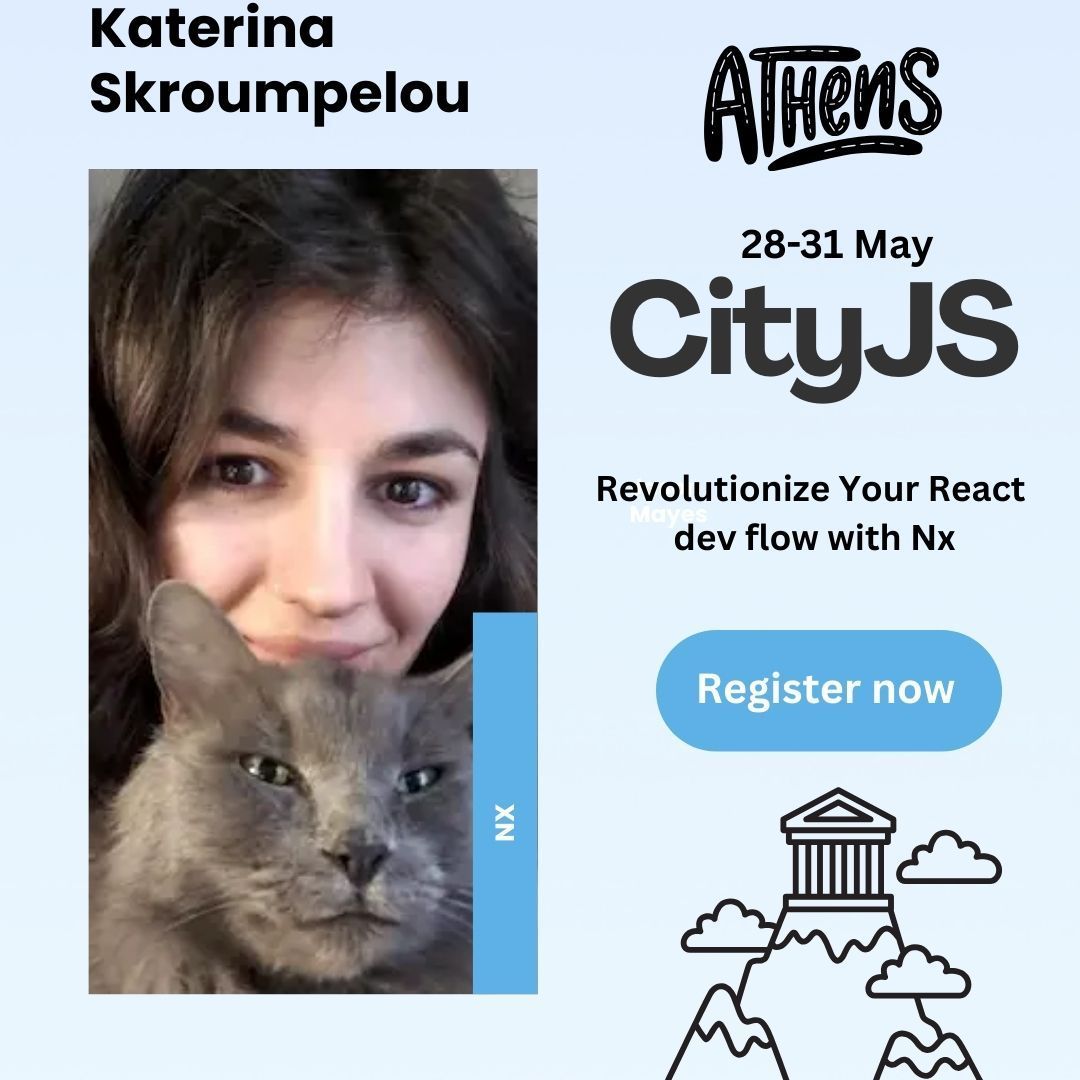 cityjsconf's tweet image. Learn from @psybercity how Nx supercharges React projects with code generation, smart CI, and seamless tool integration—Vite, Jest, Next.js & more. Boost DX, scale easily, and speed up builds with caching & tasks.
Register now
athens.cityjsconf.org