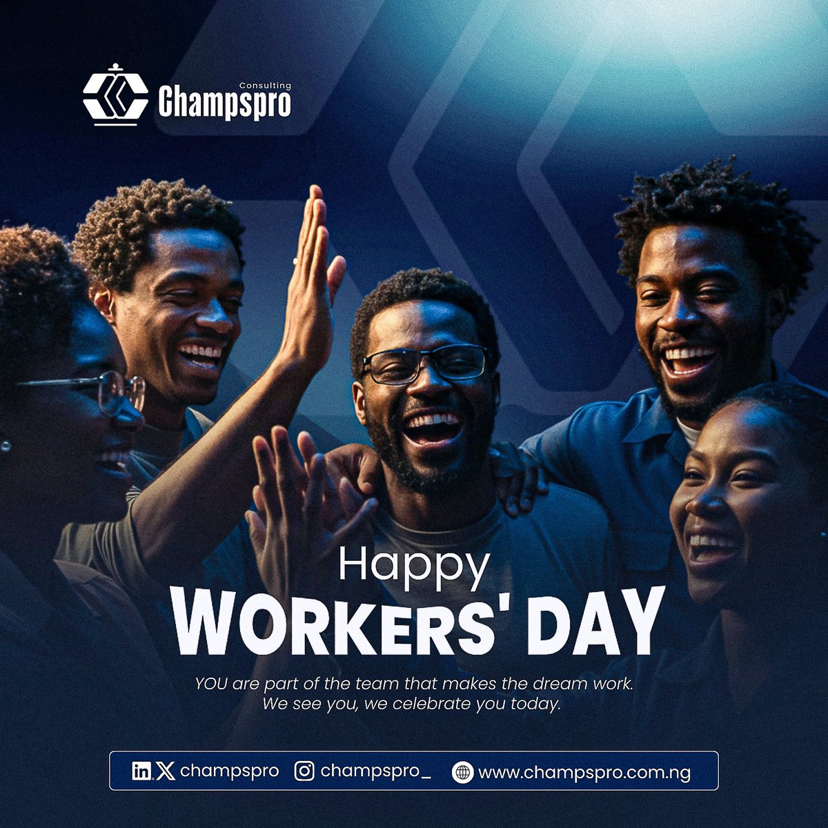 Champspro_'s tweet photo. #HappyWorkersDay #ValuedHuman https://t.co/aPC260l2WY