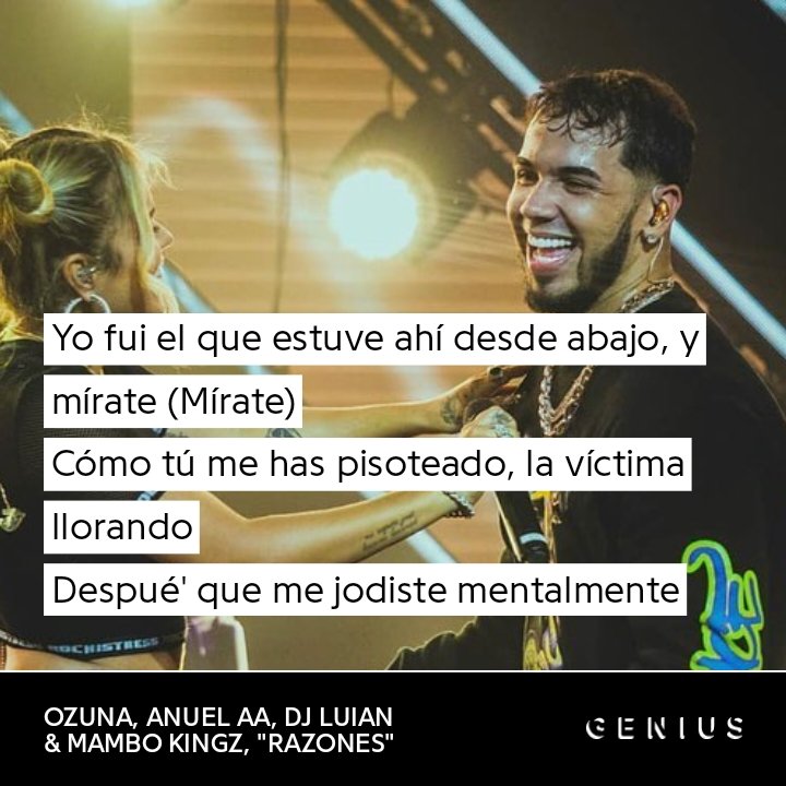 después de ver el documental de karol entiendo porque anuel escribió esto
