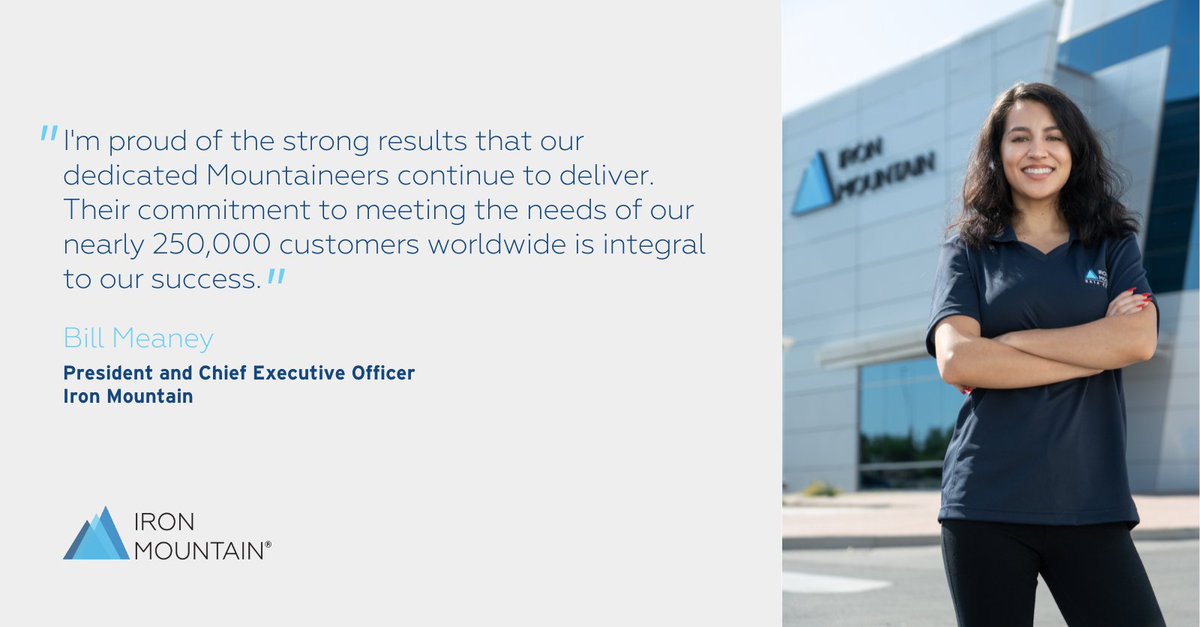 Today, Iron Mountain reported record Q1 results across key financial metrics—revenue, adjusted EBITDA, and AFFO—all above expectations. Our strong start to 2025 reflects growing demand, and we’re raising full-year guidance.
spr.ly/60182a4SK