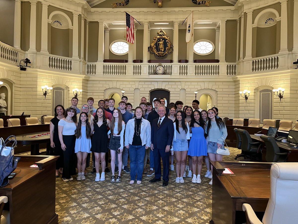 CoachCJNeely's tweet image. Thank you to Representative Roy and Senator Rausch for hosting our teams at the State house and honoring our State Championship on the House floor. A special day and a great tour!