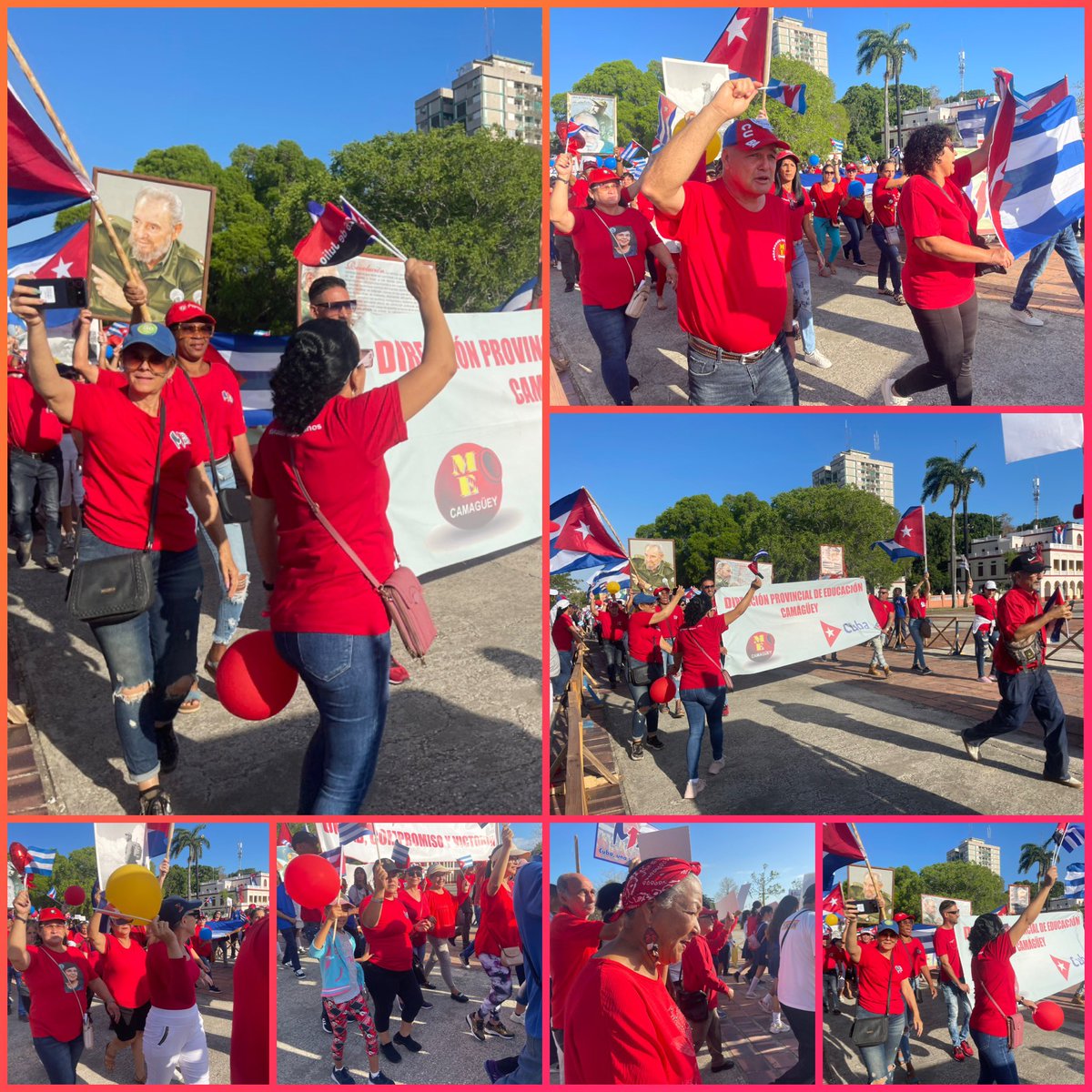 Los educadores camagüeyanos PRESENTES en este #1Mayo que #PorCubaJuntosCreamos ‼️Viva la Revolución cubana ‼️ #PorCamagüeyTodo <a href="/CamagueyDPE/">DPE Camagüey</a> <a href="/YaimyrB/">Yaimyr Victoria Basulto</a> <a href="/ayleralmarales/">ayleralmarales</a> <a href="/Pedro_ACM/">Pedro Cruz Moiset</a>