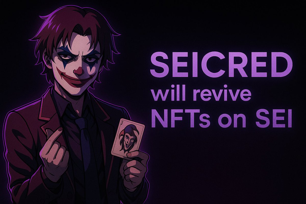 <a href="/WeAreSeicred/">Seicred 🔴(Live on Testnet)</a> will revive NFTs on sei. And this is not just a pep talk, it’s the truth.

Let me tell you how and why ↓

<a href="/WeAreSeicred/">Seicred 🔴(Live on Testnet)</a> is an an NFT marketplace on the $sei blockchain. But it’s not just that, it has a lot of things tied to it.

1/ 𝐈𝐃𝐄𝐍𝐓𝐈𝐓𝐘 &amp;