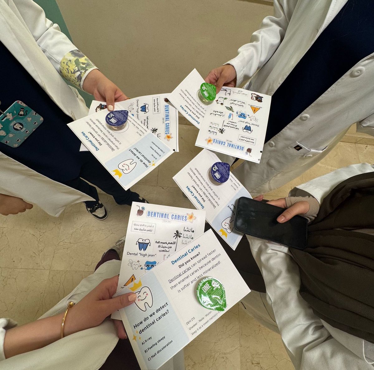 Good morning !! 
1.5.2025 
-
  ☀️🎤📄👩🏻‍🏫
-
Presented on dental caries in Pathology today 
 such a fun experience!
🦷✨
-
نشـاركـم التحضـيرات خـلف الكـواليـس 👀🌟