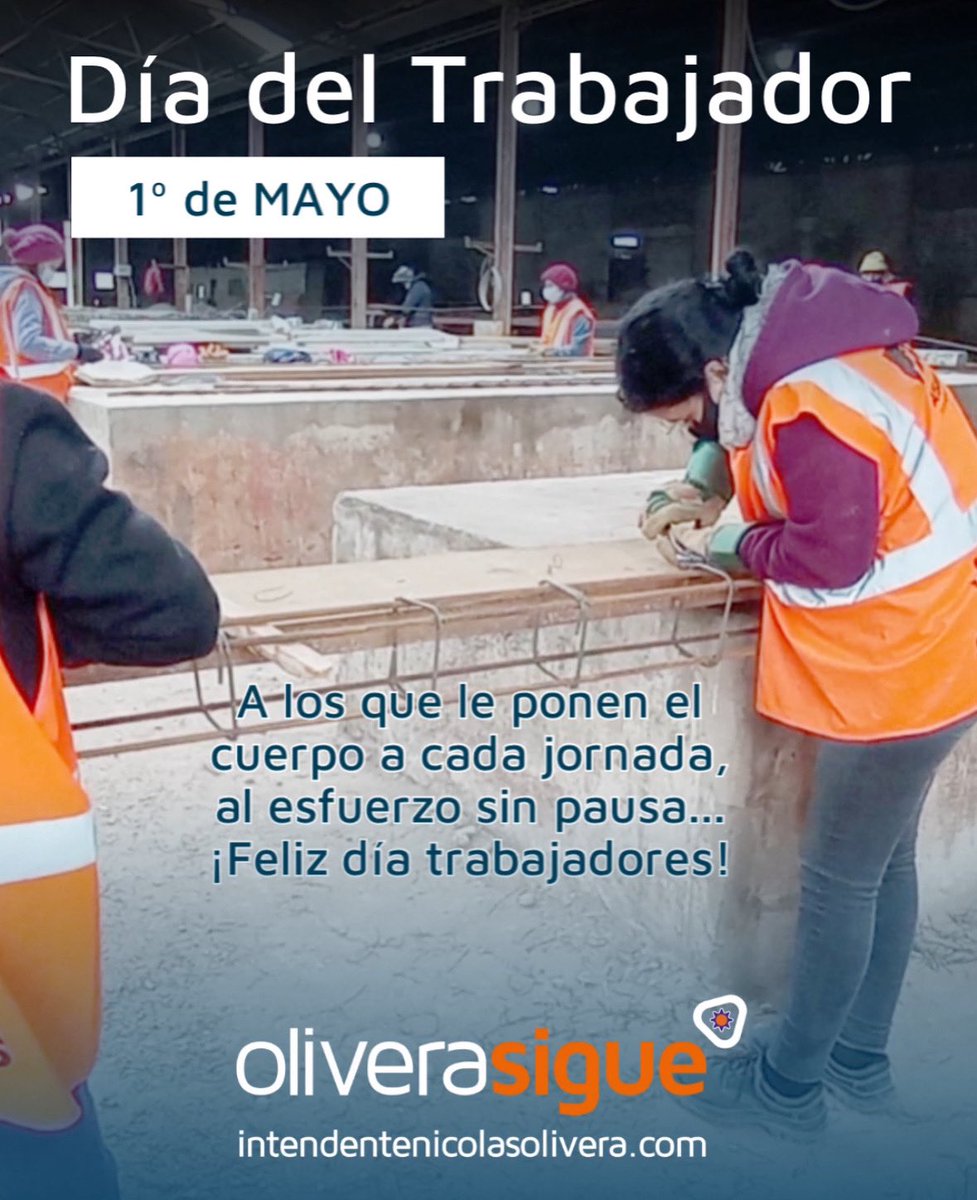 Hoy 1º de mayo reconocemos a quienes diariamente trabajan y  luchan por conseguir nuevas oportunidades.

¡Vamos a seguir construyendo un Paysandú con más oportunidades para todos!