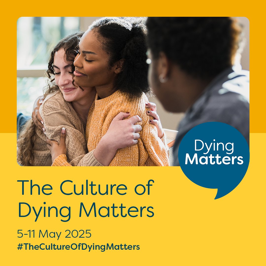 Dying Matters Awareness Week takes place between May 5-11. The theme of this year's campaign is: The Culture of Dying Matters.

Our Bereavement Services Team is here to support you: cavuhb.nhs.wales/our-services/b… #thecultureofdyingmatters