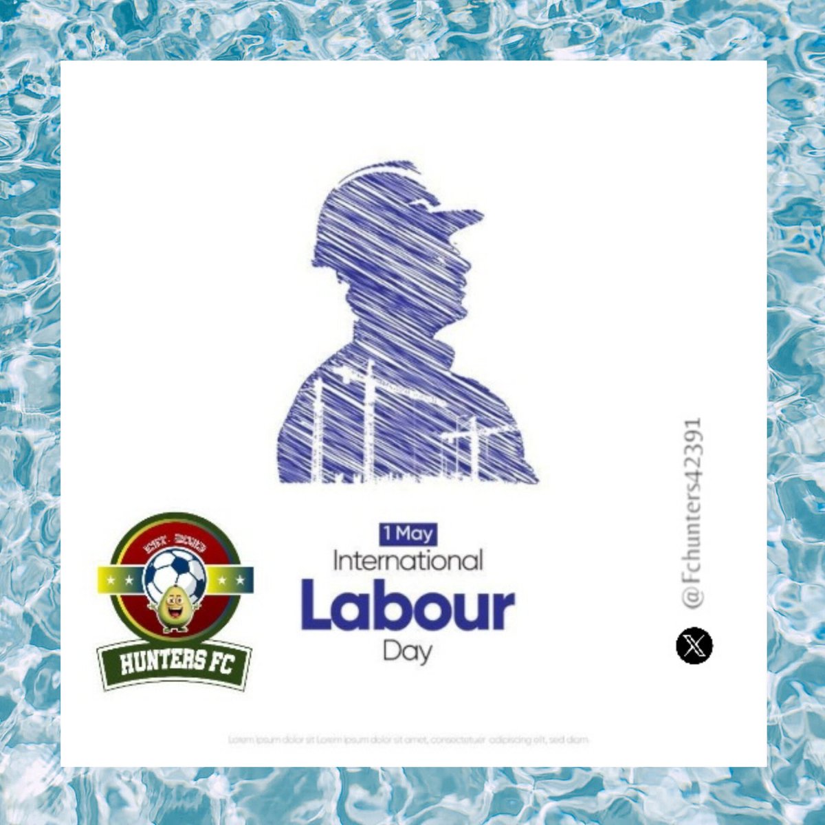 The Hunters FC (@fchunters42391) on Twitter photo From us to you happy Labour Day. 
#BubzleagueSnIII From us to you happy Labour Day. 
#BubzleagueSnIII