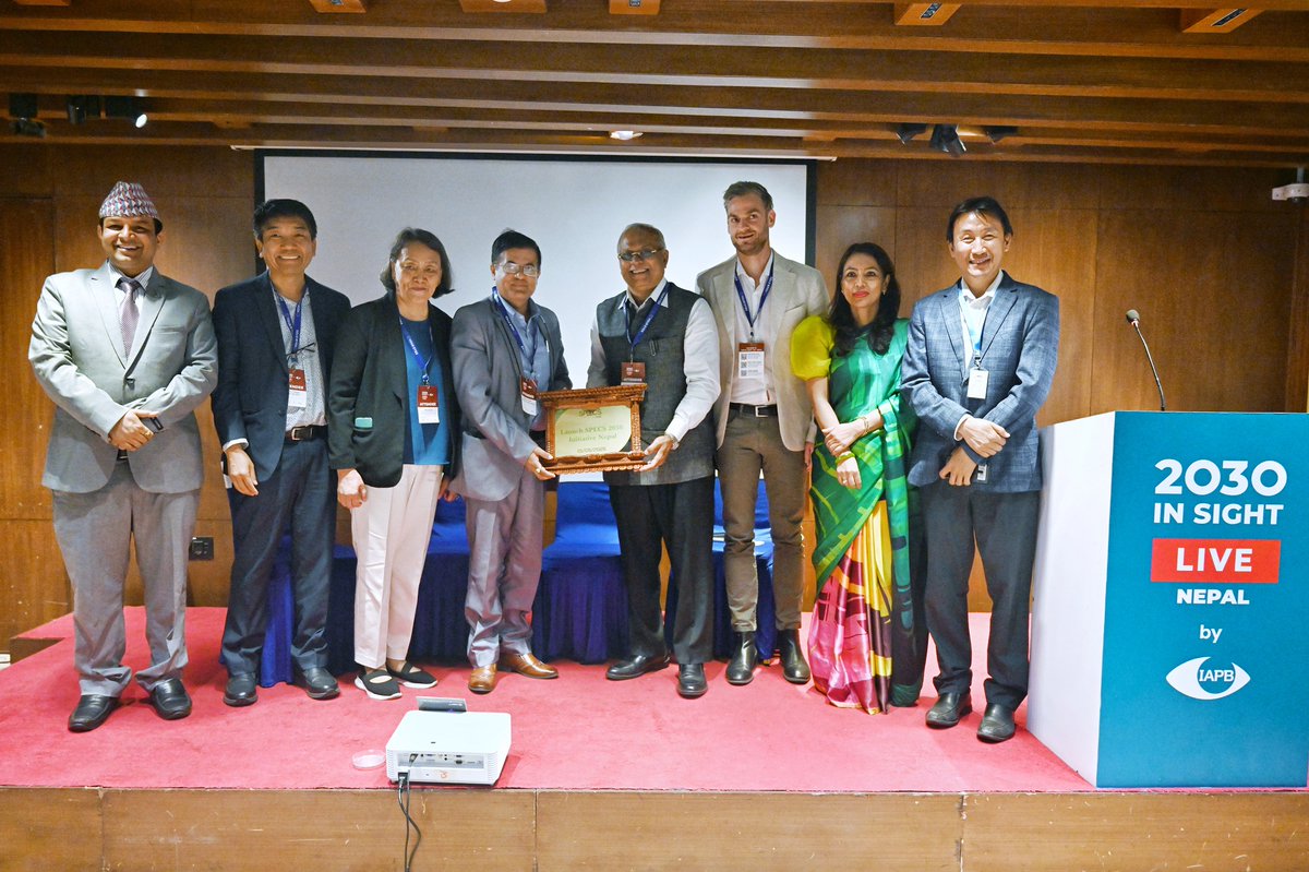 WHO Nepal (@whonepal) on Twitter photo 🆕 Today <a href="/WHO/">World Health Organization (WHO)</a> together with Nepal's Ministry of Health and Population launched the SPECS 2030 initiative in #Nepal 🇳🇵 with the goal of improving the vision and quality of life for tens of thousands of Nepalese people.
Learn more 🔗 shorturl.at/cmjBW 🆕 Today <a href="/WHO/">World Health Organization (WHO)</a> together with Nepal's Ministry of Health and Population launched the SPECS 2030 initiative in #Nepal 🇳🇵 with the goal of improving the vision and quality of life for tens of thousands of Nepalese people.
Learn more 🔗 shorturl.at/cmjBW