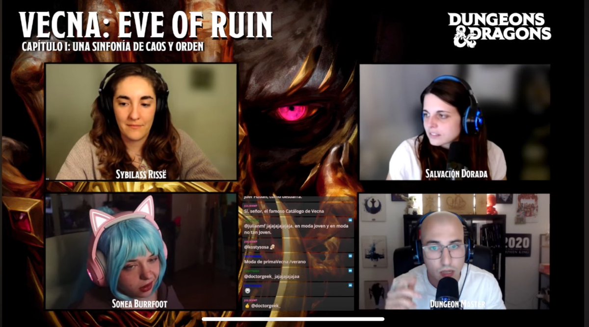 HOLA!
Próximamente os pondré el horario de la siguiente sesión, pero por el momento os invito a poneros al día con “Una Sinfonía de caos y orden” una aventura ÉPICA ESPACIAL de D&amp;D Donde los jugadores (nivel 10) tendrán que restaurar el equilibrio de todos los planos existentes