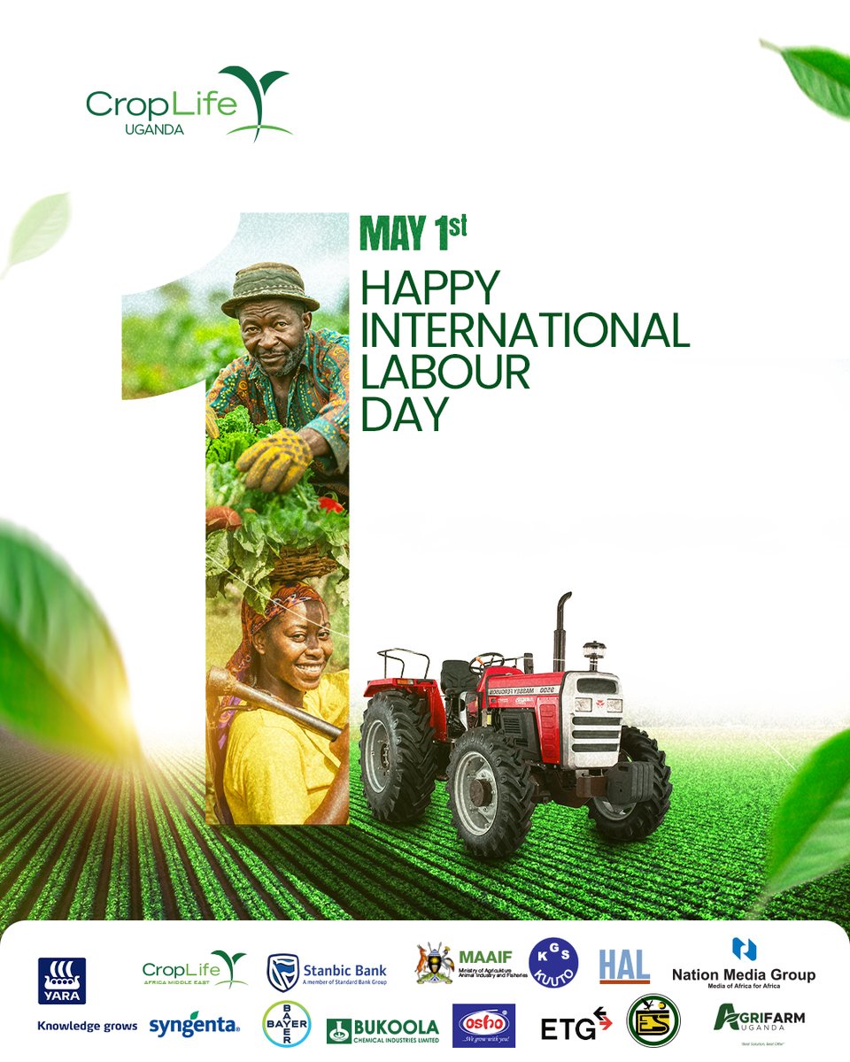 On labour day we celebrate farmers and all agriculture professionals that feed the nation.

#LabourDay2025 
#CropLifeUgandaSymposium2025 
#CropLifeUganda