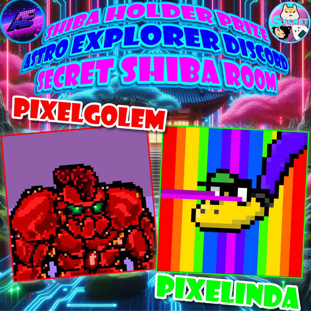Secret Shiba Syndicate (@secretshibanft) on Twitter photo 🌞GM🤫Secret👀Frens👇
👊Head to <a href="/Astro_Explorer_/">Astro Explorer | Bork Borks & Zerkers</a> Discord
👉Secret Shiba Room
3⃣Holder Prizes🎁
1⃣Pixelinda <a href="/AlgoNFT_Quilt/">quilt.basic</a>
1⃣Pixelgolem <a href="/AlgolemNFTs/">Algolem.basic🇮🇩</a>
6⃣9⃣ $Aether from <a href="/yomomo91/">yomo</a> 🌞GM🤫Secret👀Frens👇
👊Head to <a href="/Astro_Explorer_/">Astro Explorer | Bork Borks & Zerkers</a> Discord
👉Secret Shiba Room
3⃣Holder Prizes🎁
1⃣Pixelinda <a href="/AlgoNFT_Quilt/">quilt.basic</a>
1⃣Pixelgolem <a href="/AlgolemNFTs/">Algolem.basic🇮🇩</a>
6⃣9⃣ $Aether from <a href="/yomomo91/">yomo</a>
