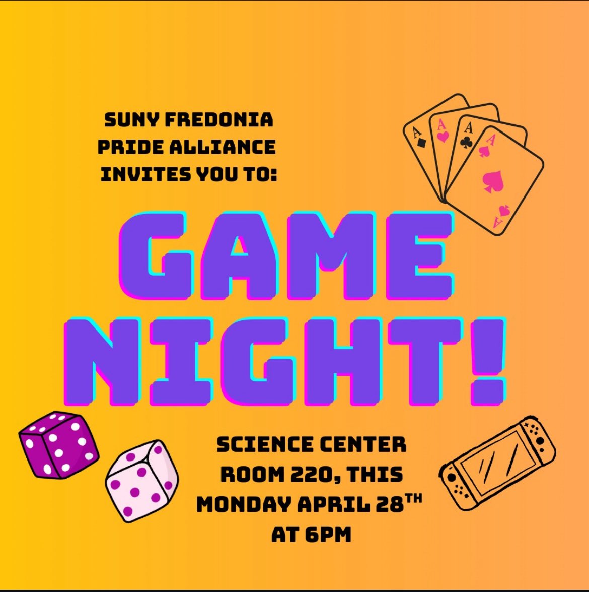 FredoniaIC's tweet photo. Happy Tied-In Thursday! 👀 This week at Fredonia:

🏳️‍🌈 Pride Alliance held Game Night!
 💁🏼‍♀️ Fredonia Feminists hosted a Hygiene Product Drive!
 🎉 Latinos Unidos threw a Carnival at Dods Grove!
 🤝🏽 Brother 2 Brother is recruiting for their 2025–2026 E-Board!

Finish Strong 💪🏼! https://t.co/W9fqX2npKl