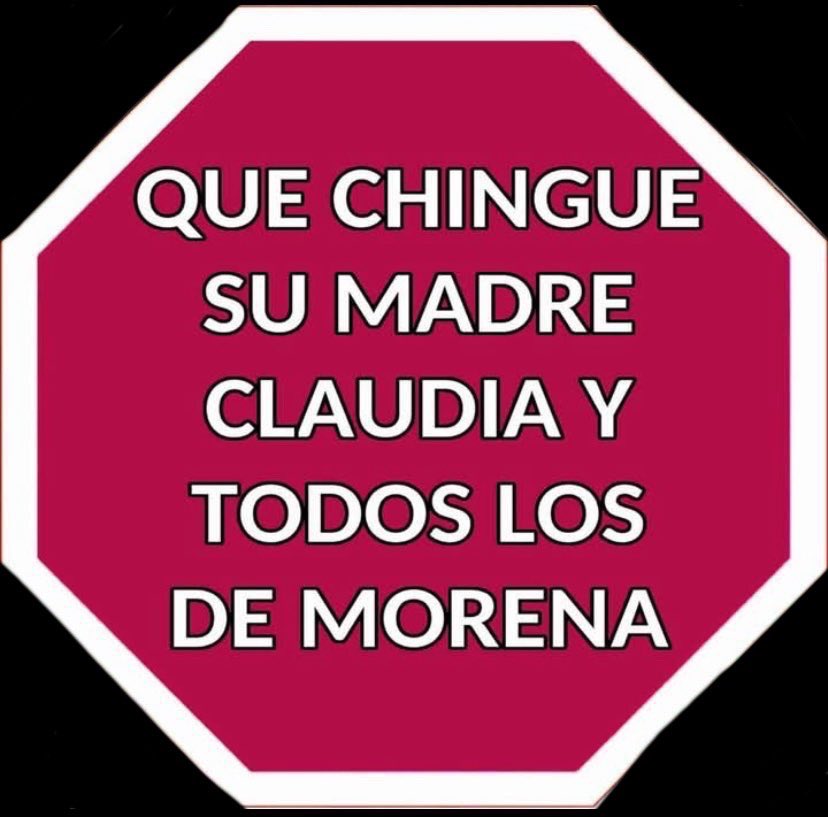 Quién está listo para mandar a Chingar@SuMadr€ a la 4T y sus  P€NDEJOS Chairos❓

DONDE ANDAN ESOS TUITEROS PARA UNIRSE A ESTA SEGUIDERA ANTI MORENA❓
REPORTENSE 📢📢📢
🚨🚨🚨🚨🚨🚨🚨🚨🚨🚨

Alguien mas❓✋

#MorenaEsUnPeligroParaMexico
#ClaudiaEsUnPeligroParaMexico