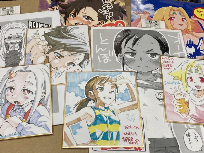 5月3日開催のA40に参加します。小嵐ちゃんの同人誌とグッズのほか、先日のし〜むす!で頒布したアニパロと関連色紙(複製)も持っていきます。 