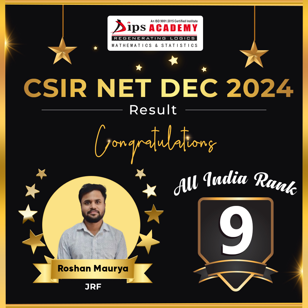 dipsacademymath's tweet photo. CONGRATULATIONS🎉 𝗥𝗢𝗦𝗛𝗔𝗡 𝗠𝗔𝗨𝗥𝗬𝗔 for Securing 𝗔𝗜𝗥 𝟵 in 𝗝𝗥𝗙 - 𝗖𝗦𝗜𝗥 𝗡𝗘𝗧 𝗠𝗮𝘁𝗵𝘀 𝗗𝗲𝗰 𝟮𝟬𝟮𝟰
#csirnet #csirnet2024result #UGCNET #results #toppers #dipsacademy #Congratulations #UGCNET #netjrf #csirnet #csirnetmaths #result #dipsacademy #jrf https://t.co/lmy4SP4ZF6