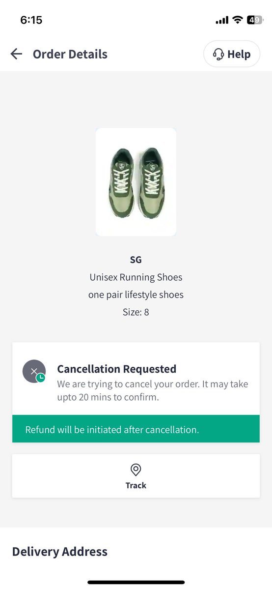 Kanishk_bug's tweet photo. @myntra @MyntraSupport 
I canceled the below order because the delivery was delayed it says cancellation takes 20 minutes and I’m waiting for the refund for 3 days now.
Everyday I’m told that please wait for 24 hours.
Is this how you make experience better https://t.co/NiPj1idABZ