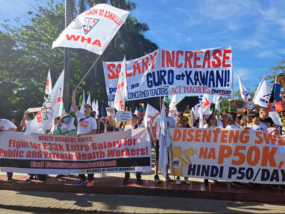 Ginugunita ng CONTEND ang Mayo Uno at nakikiisa kami sa milyun-milyong manggagawa sa buong mundo na nagpro-protesta sa mga lansangan. 

SAHOD ITAAS! PRESYO IBABA!
MABUHAY ANG URING MANGGAGAWA! HUKBONG MAPAGPALAYA!

#MayoUno2025
#SahodItaas
#PresyoIbaba 
#TaumbayanNaman