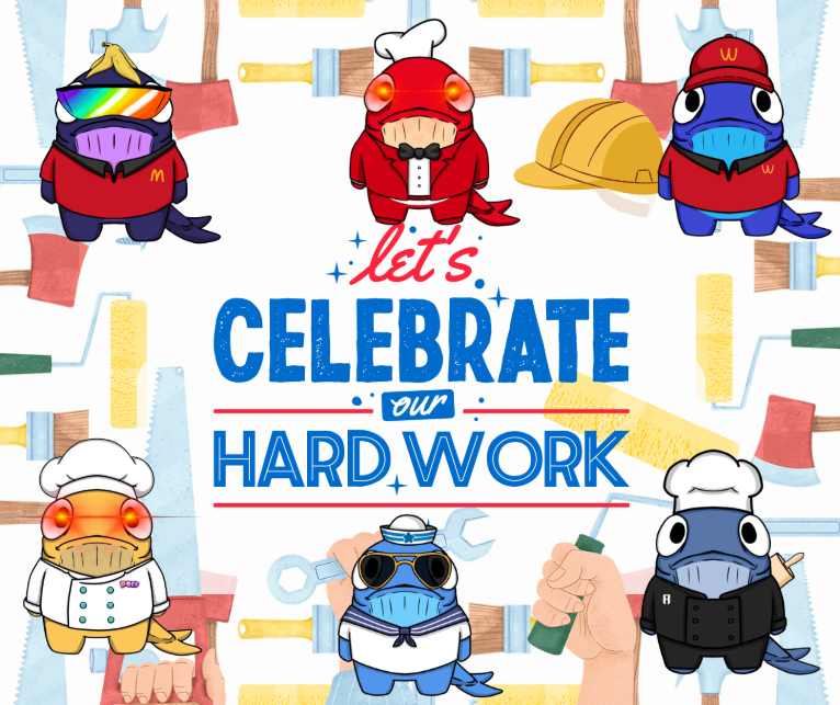 HAPPY LABOR DAY!

MR. $WHALE SALUTES ALL WORKERS!🐳

LET US CELEBRATE OUR HARDWORK!

#WHALEIT