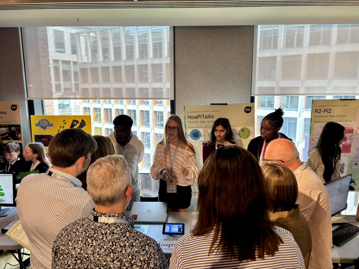 PA_RaspberryPi's tweet image. Judging has officially begun at the #PAPiAwards25! Our judges are making the rounds at the incredible team exhibition stands, all brimming with innovation and creativity. Good luck!