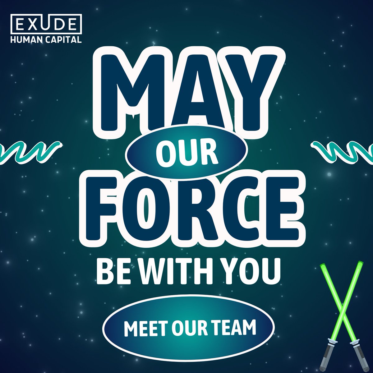 ✨ May Our Force Be With You ✨🛸This May, we’re celebrating the humans behind the scenes — the Jedi Masters of culture, the Rebels of innovation, and the Droids who always get the job done.
🚀 Meet the team: Learn more about Exude Human Capital