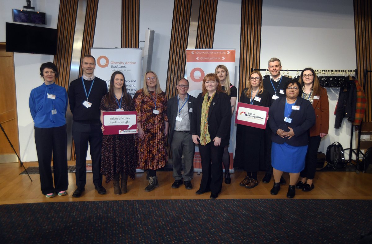 It was fantastic to join Scottish Obesity Alliance colleagues at the Scottish Parliament last week to celebrate the 10th anniversary of Obesity Action Scotland and discuss how products high in fat, salt and sugar are still disproportionately promoted to consumers in comparison to