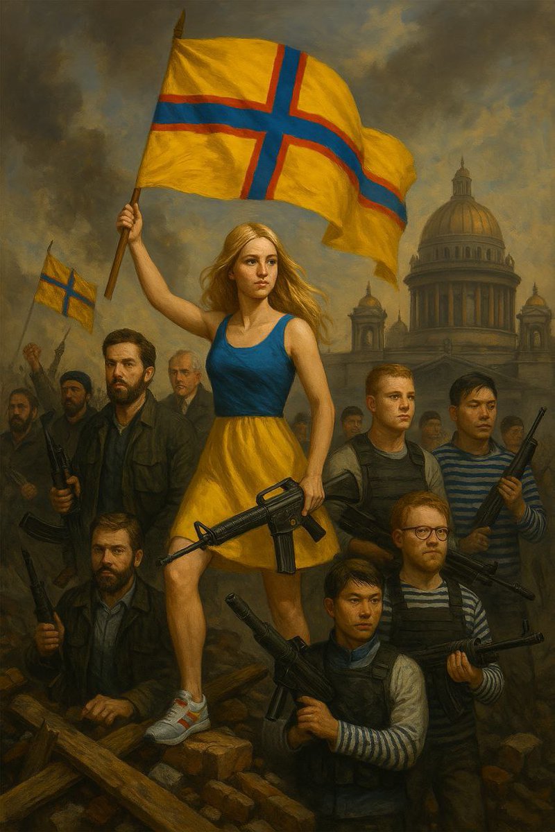 freenationsrf's tweet image. #Ingria will be Free💯
Ingria will become an independent &amp;amp; successful state, quite likely - a member of #NATO &amp;amp; #EU in the future + a normal neighbor for beautiful #Estonia and #Finland, instead of a crazy nuclear imperial #Moscovia-#Russia (so EU will have a new democratic,…