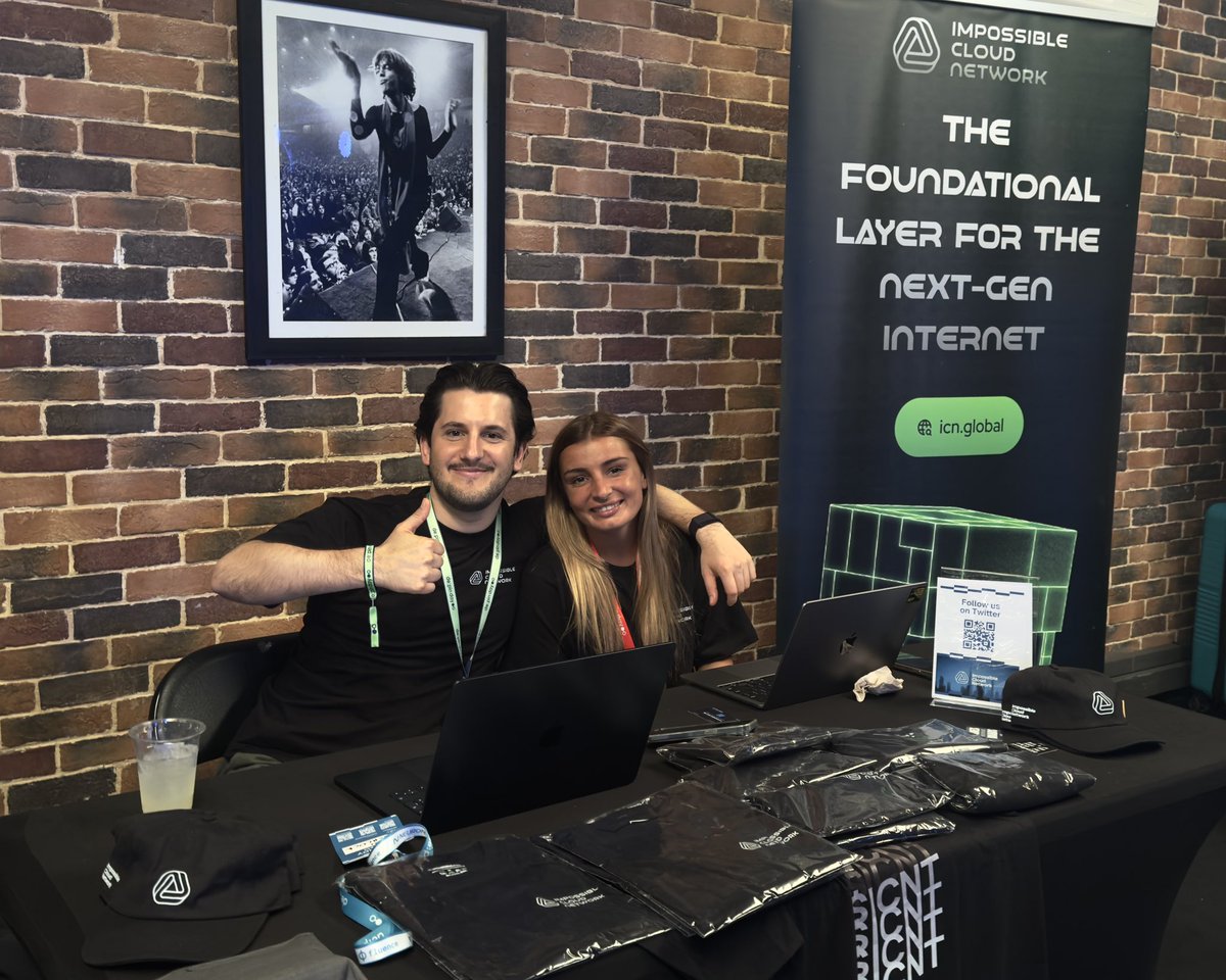 DEPIN DAY & DEPINED PODCAST (@depinday) on Twitter photo Our partners <a href="/ICN_Protocol/">Impossible Cloud Network</a> are handing out some of the best merch 😎
They’re building the first permissionless, truly open cloud — powered by HyperNodes, built for AI, gaming & next-gen app
Learn more at their booth! 🔥 Our partners <a href="/ICN_Protocol/">Impossible Cloud Network</a> are handing out some of the best merch 😎
They’re building the first permissionless, truly open cloud — powered by HyperNodes, built for AI, gaming & next-gen app
Learn more at their booth! 🔥
