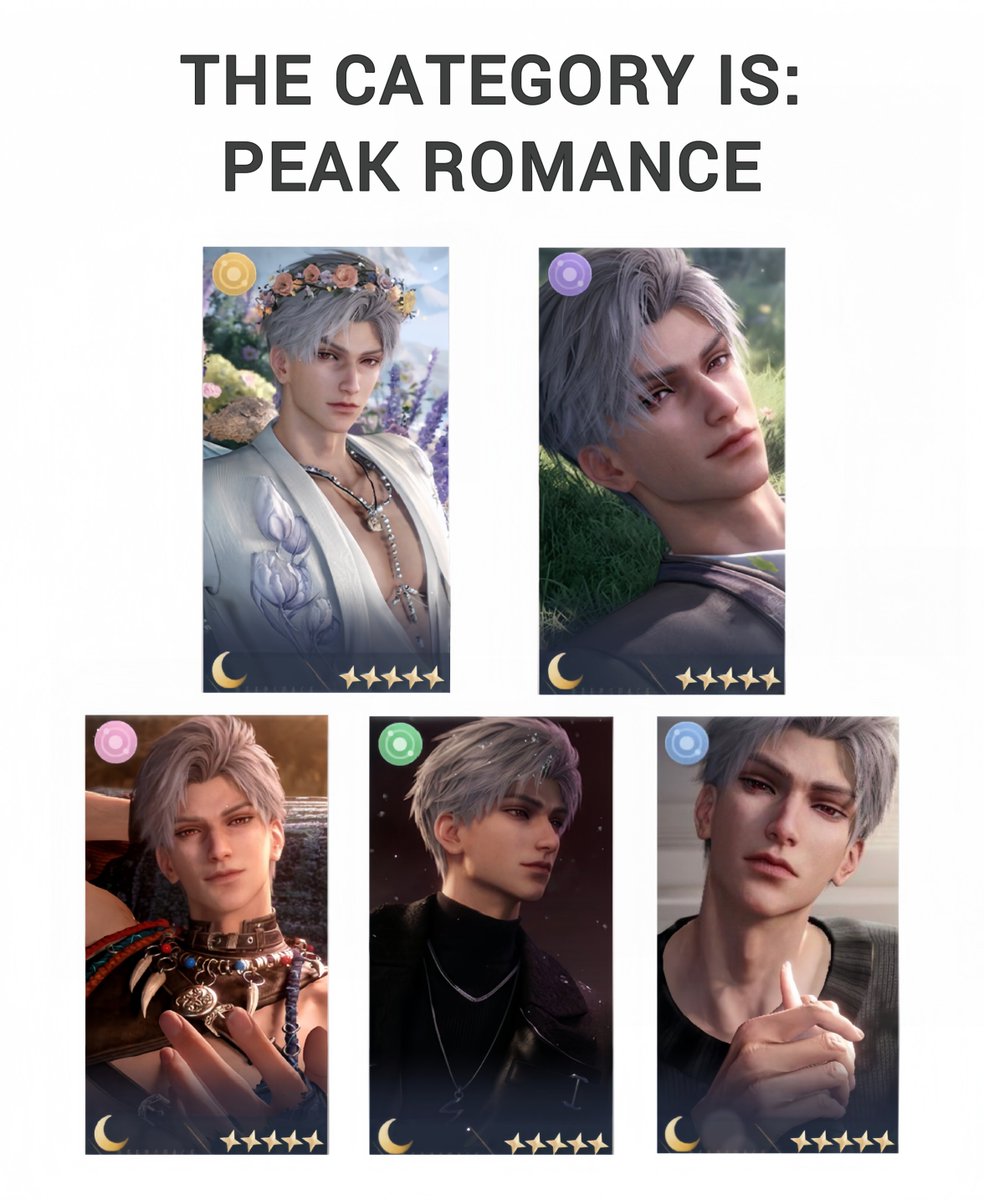 sieranoxa's tweet image. MY TOP 5