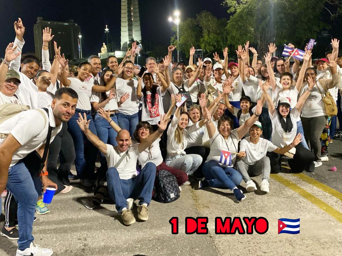 ¡¡Viva el 1 de Mayo!!
<a href="/MINSAPCuba/">Ministerio de Salud Pública de Cuba</a> 
<a href="/InfomedCuba/">InfomedCuba 🇨🇺</a>