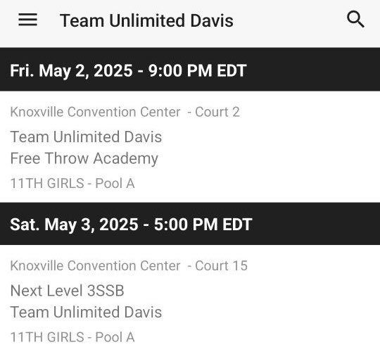 Emily (@emilyatchley_15) on Twitter photo Looking forward to the Miracle Classic in Knoxville this weekend! Come check us out!!! <a href="/TeamUnlimited16/">Team Unlimited</a> 17U
#hustleandheart <a href="/TKALadyLionsWBB/">TKA Lady Lions Basketball</a> Looking forward to the Miracle Classic in Knoxville this weekend! Come check us out!!! <a href="/TeamUnlimited16/">Team Unlimited</a> 17U
#hustleandheart <a href="/TKALadyLionsWBB/">TKA Lady Lions Basketball</a>