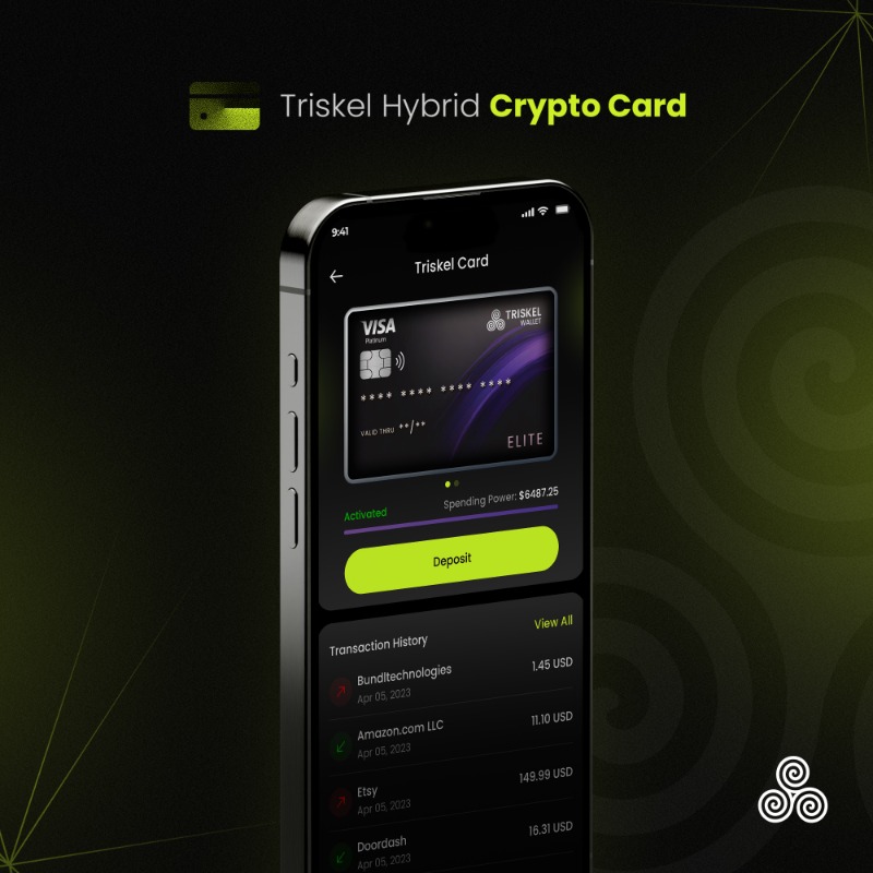 TriskelWallet's tweet photo. Introducing all-new Triskel Wallet, a decentralized multi-chain wallet that unifies multiple banking services through a single, secure interface

🔹 Buy &amp; Sell Crypto 
🔹 Cross-Chain Swapping &amp; Bridging 
🔹 Triskel Crypto Card, available globally
🔹 OTC Platform
🔹 STO Platform