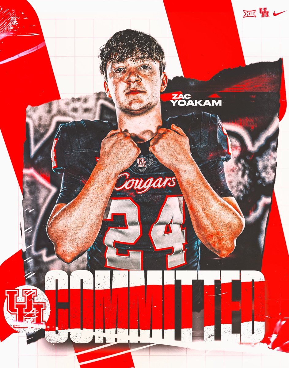 I like to officially announce that I will be committing to play football at The University of Houston! All Glory be to God! @uhcougarfb #gocoogs🐾