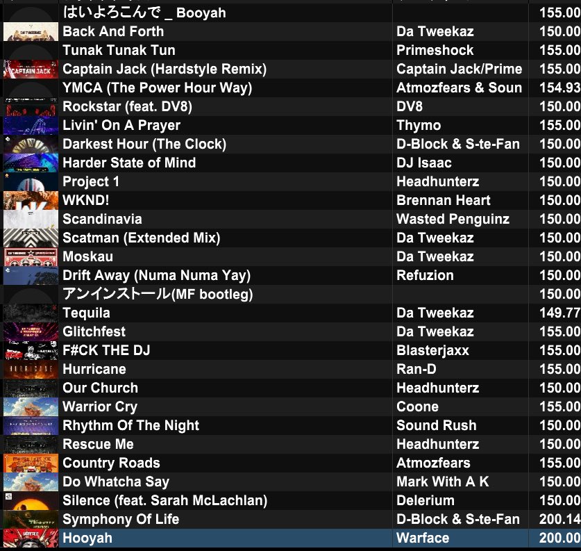 昨日のチアパのセトリと録画です！ 
他でやったら怒られそうなくらいふざけ倒したセトリやけどHardstyleで踊ってもらえて満足！
#CheersParty_VRC

youtu.be/dhhF-4yRL4Y?si…