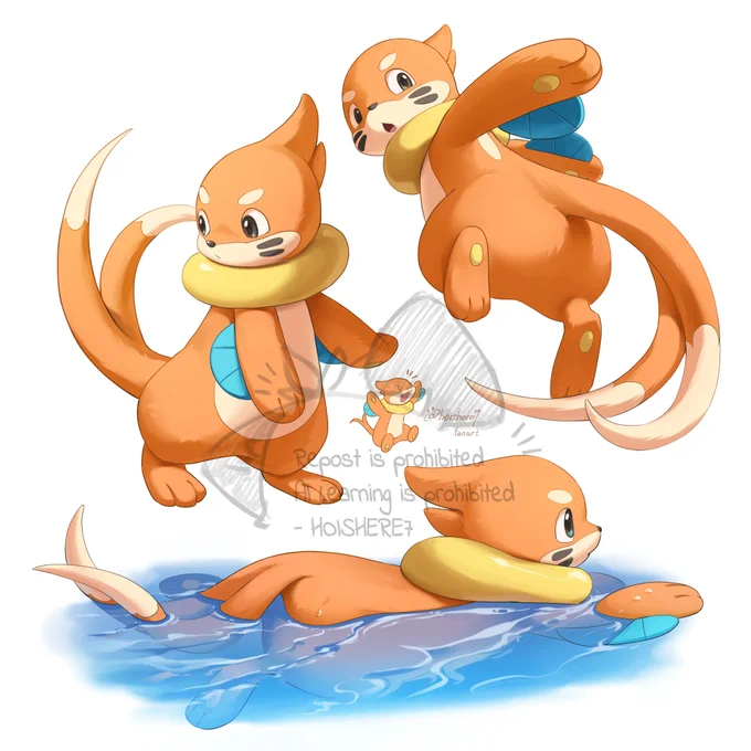 #pokemon #ポケモンイラスト #ブイゼル practice