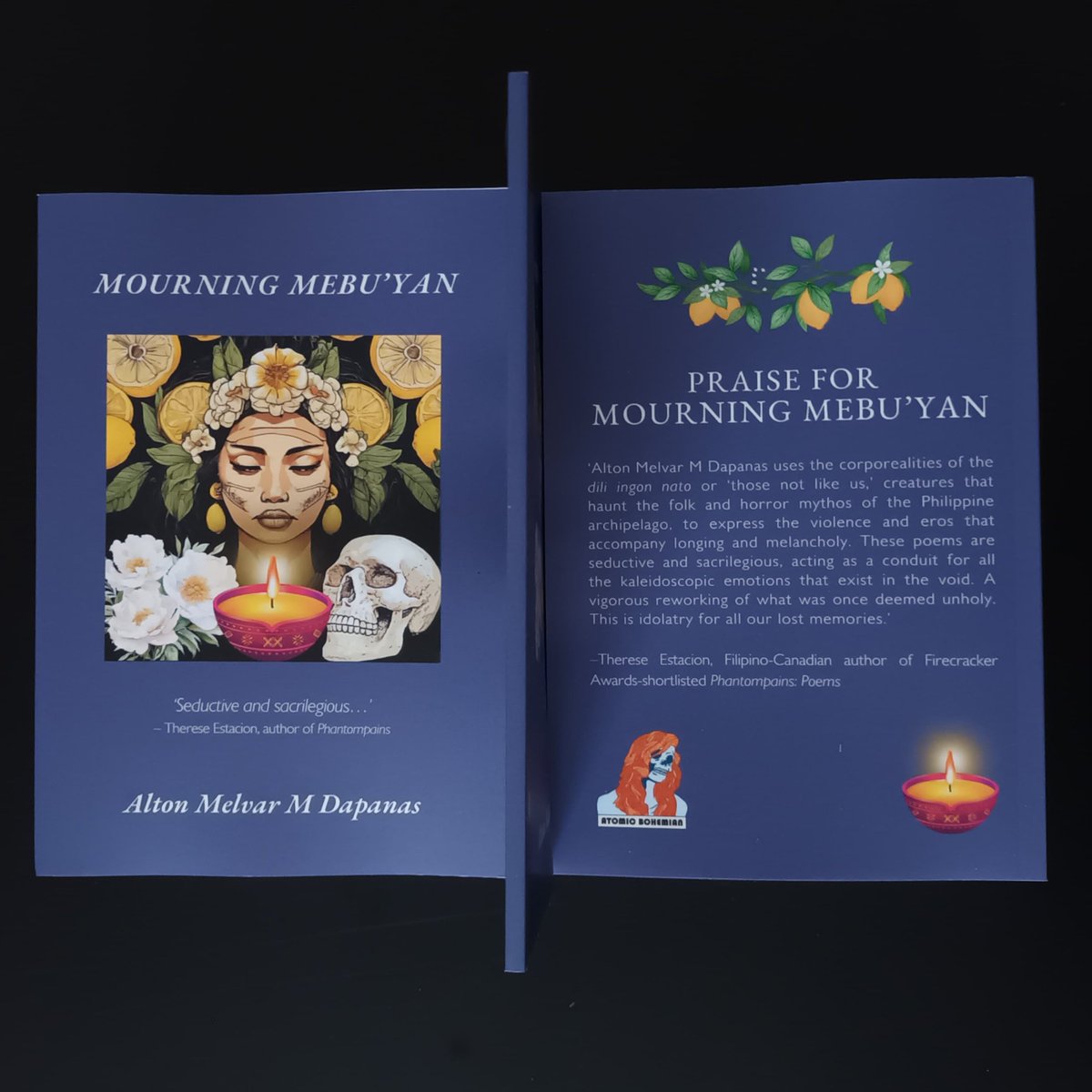 Atomic Bohemian (@atomicbohemian) on Twitter photo 🍋 2024 THROWBACK 🤱
Mourning Mebu'yan by Alton Melvar M Dapanas, released 29 November 2024
atomicbohemian.com/product-page/m… 🍋 2024 THROWBACK 🤱
Mourning Mebu'yan by Alton Melvar M Dapanas, released 29 November 2024
atomicbohemian.com/product-page/m…