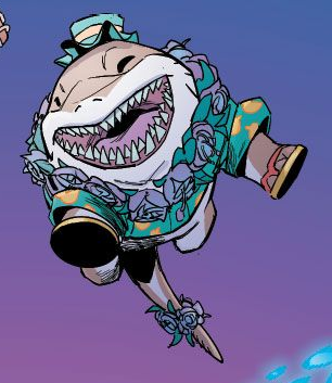 mmmmmmmmiller's tweet photo. ‼️ JEFF THE LAND SHARK "KRAKOA RESORT" SKIN PREVIEW

Here's some new images of the upcoming Jeff the Land Shark skin from the Krakoa Resort seasonal story collection from the pages of #MarvelRivals Infinity Comic #10, available now on Marvel Unlimited. https://t.co/FpMnwl0Gep