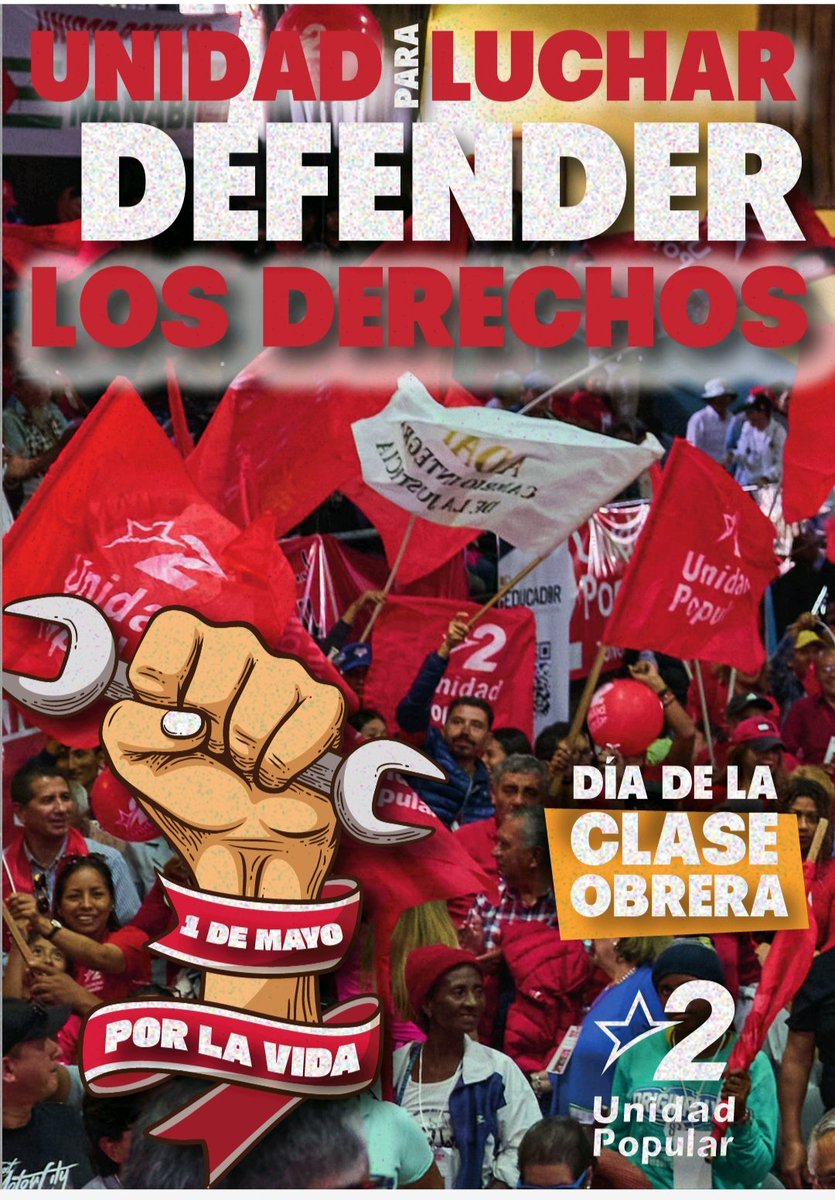 #1Mayo
Unidad y Lucha por la Vida, el trabajo digno y los derechos 
#1MayoEnLaCalle