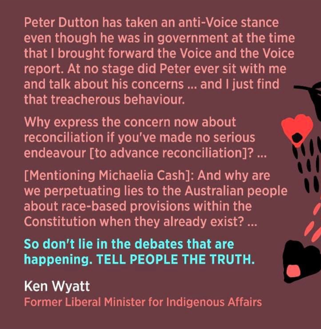 NadiaWa35758056's tweet photo. @PaulBongiorno @SenatorCash Bipartisan agreed the #Voice but #DuttonTheDivider and #MurdochGutterMedia wrecked it https://t.co/Qld8sydspO