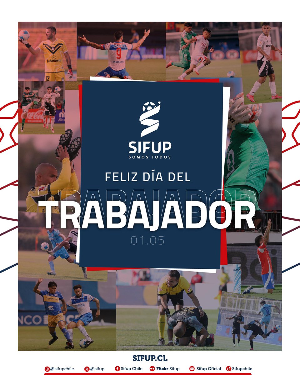 Hoy 1 de mayo le queremos enviar un gran saludo a todos los trabajadores de nuestro país, especialmente a los que se desempeñan en el fútbol 💪.

Queremos enviarle  un fuerte abrazo a todo los sindicatos del país, que protegen los derechos laborales  de los trabajadores ✊.