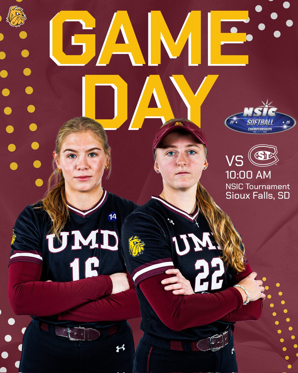 Our postseason starts now!

🆚 St. Cloud State
⏰️ 10am
📍Sioux Falls, S.D.
🏟️ Bowden Field
📊 northernsun.org/sidearmstats/s…
📺 nsicnetwork.com ($)
